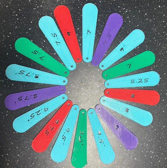 FIN SETTING ANGLES SET - COLOR OF YOUR CHOICE